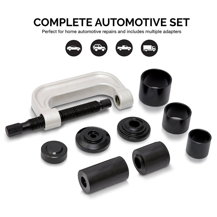 Heavy Duty 7pcs 4 in 1 4wd Ball Joint Press & U Joint Removal Tool Kit With 4 Wheel Drive Adaptors