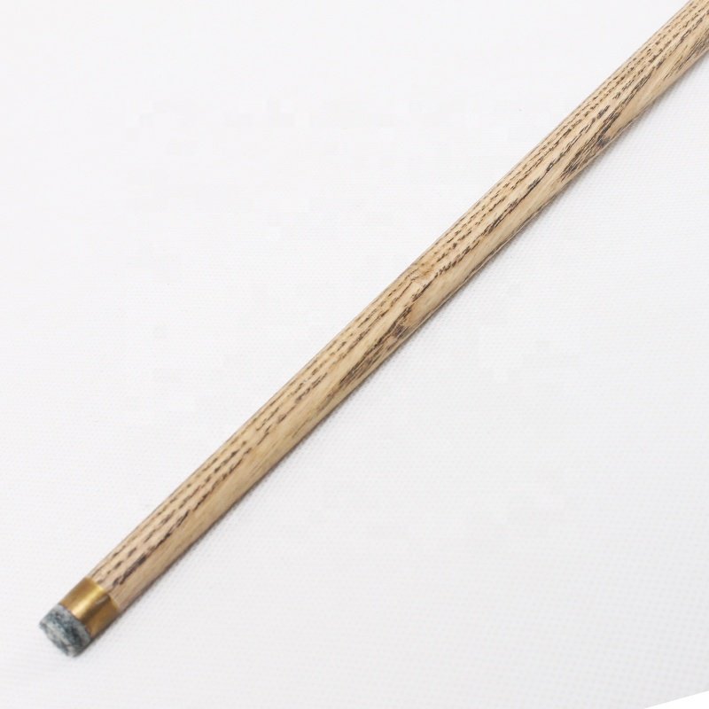 TQG-JX-051 57-Inch Solid Wood Three-Quarters Punch Cue Stick 10mm White Wax Wood Tip Brass Snooker Stainless Steel Joint Pool