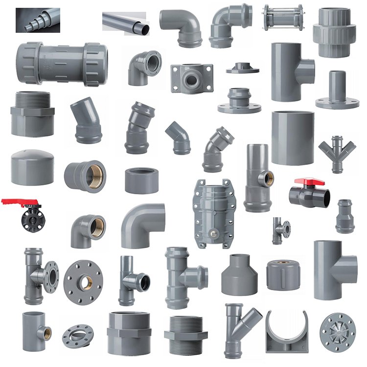 APAS Factory Direct ASTM SCH80 SCH40 Din Asni Jis Cns Compact Single Double Union Ball Valve Pvc Pipe Fittings for Water Supply