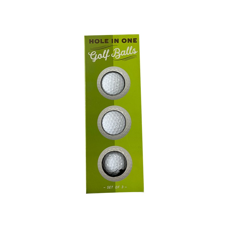 Eco Friendly Card Board Golf Ball Custom Printed Box Customized Packing Box Window