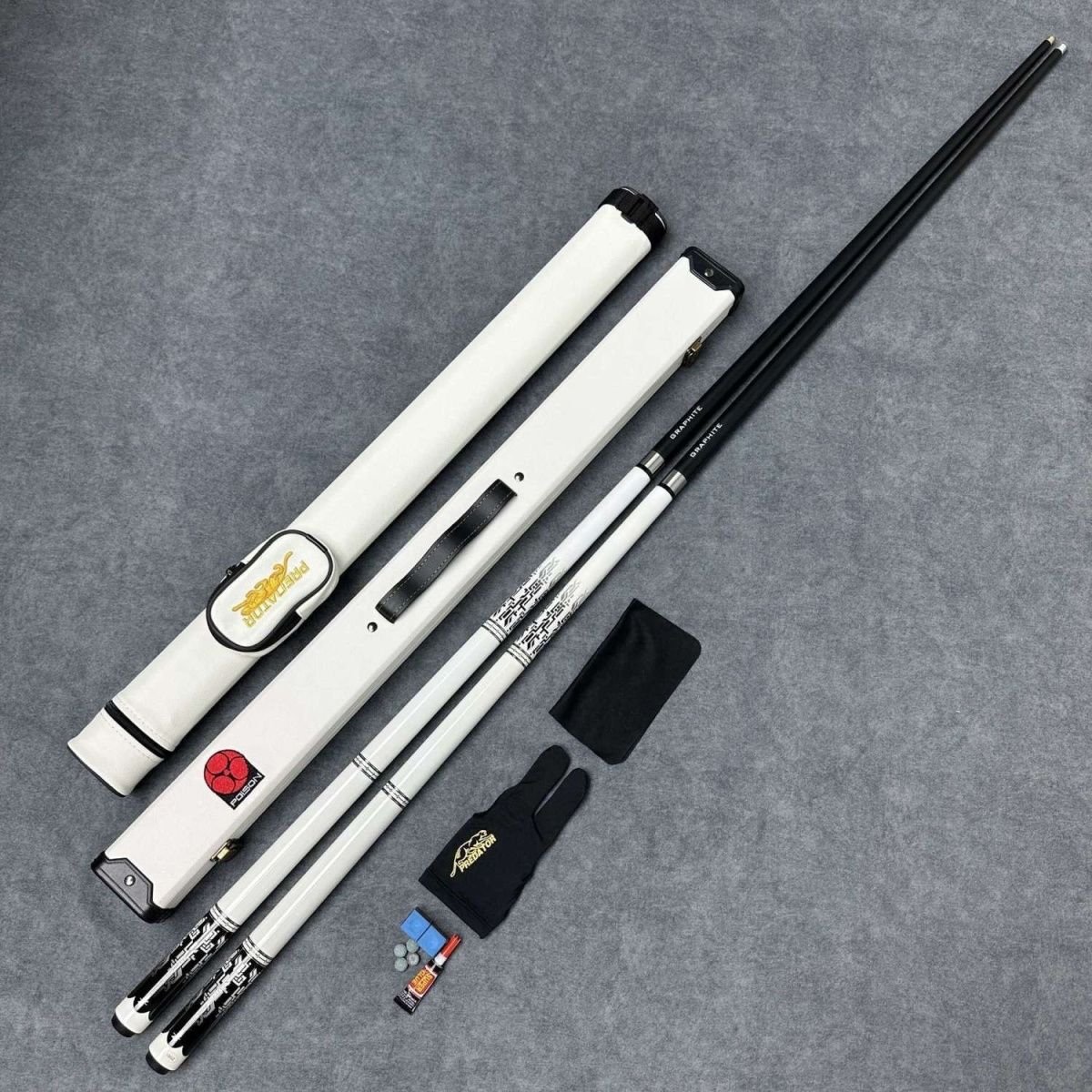 Billiards Cue Manufacturing Factory Directly Sells Black Technology Maple and Carbon Billiard Stick Sets