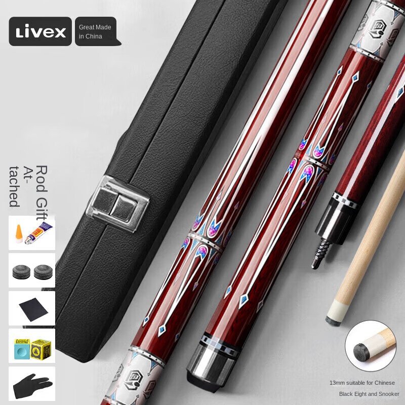Hot Selling Split Big Tip American Billiards Pool Cue Stick With Accessories in Stock