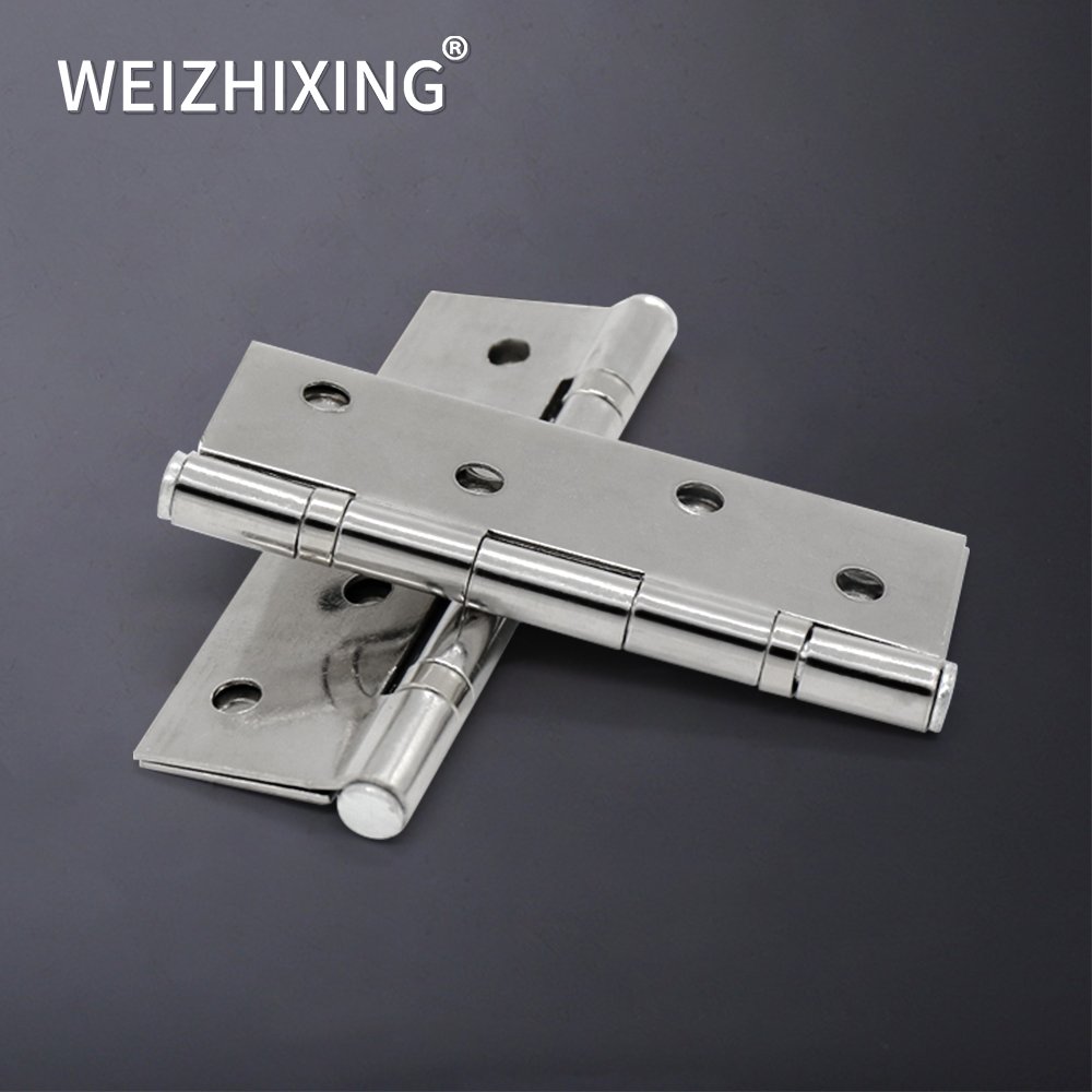 WEIZHIXING 3.5 Inch 2bb Stainless Steel Grade Smooth Ball Bearing Door Flush Joint Hinges Wooden Window Internal Use Furniture