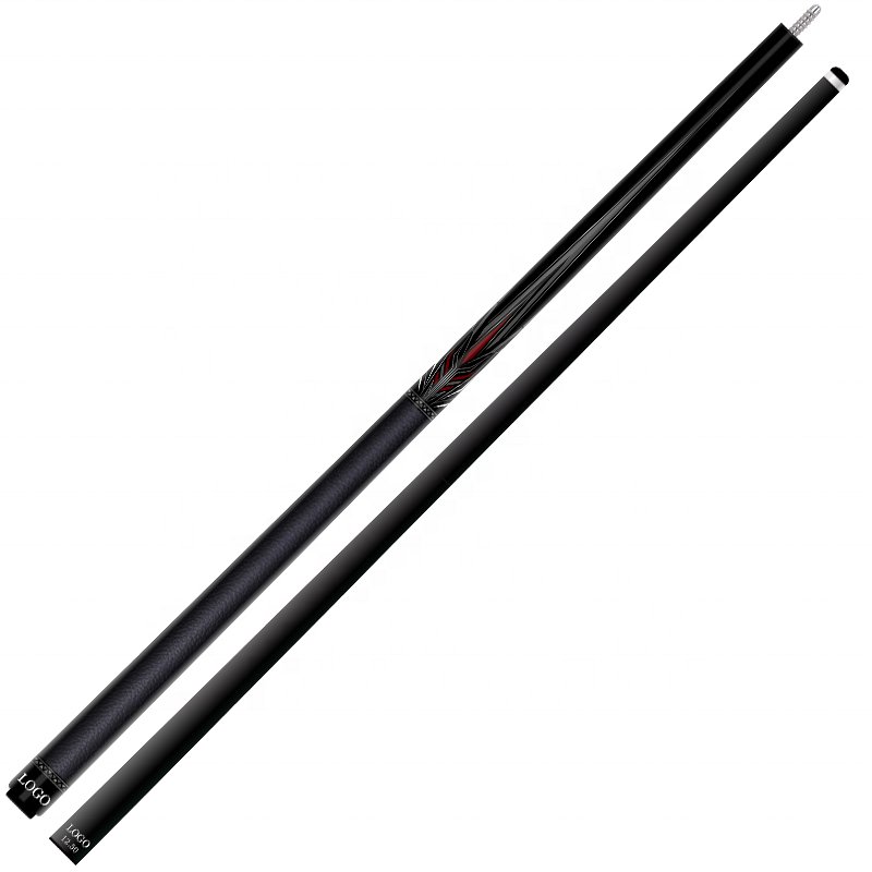 TQG-LC-C17 Pool Cue Stick 1/2 Split 12..5mm Maple Butt Multiple Snooker Joint Marking Billiards Snooker Players Carbon Fiber Cue