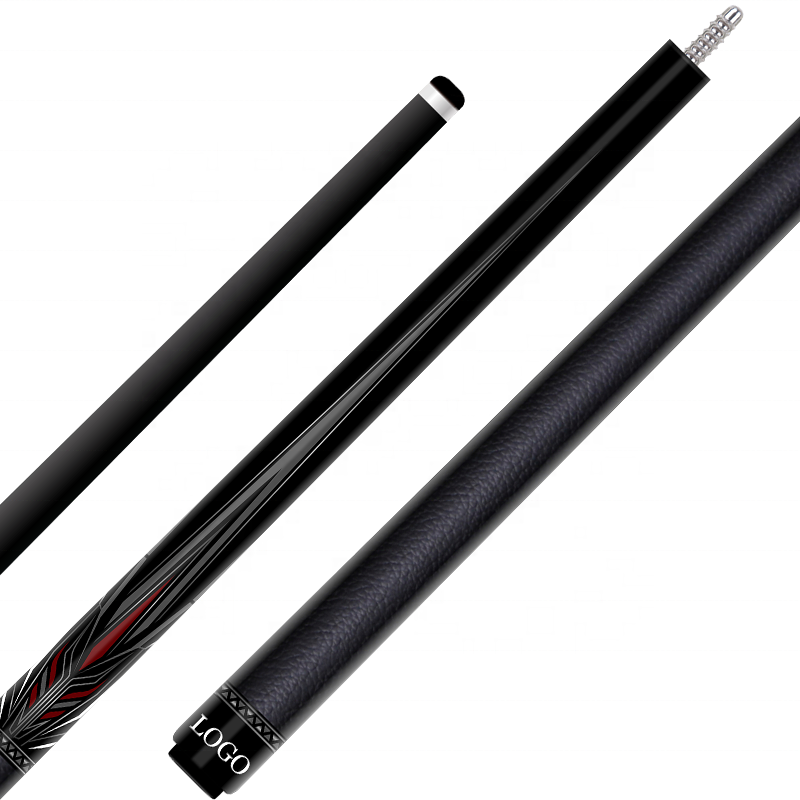 TQG-LC-C17 Pool Cue Stick 1/2 Split 12..5mm Maple Butt Multiple Snooker Joint Marking Billiards Snooker Players Carbon Fiber Cue