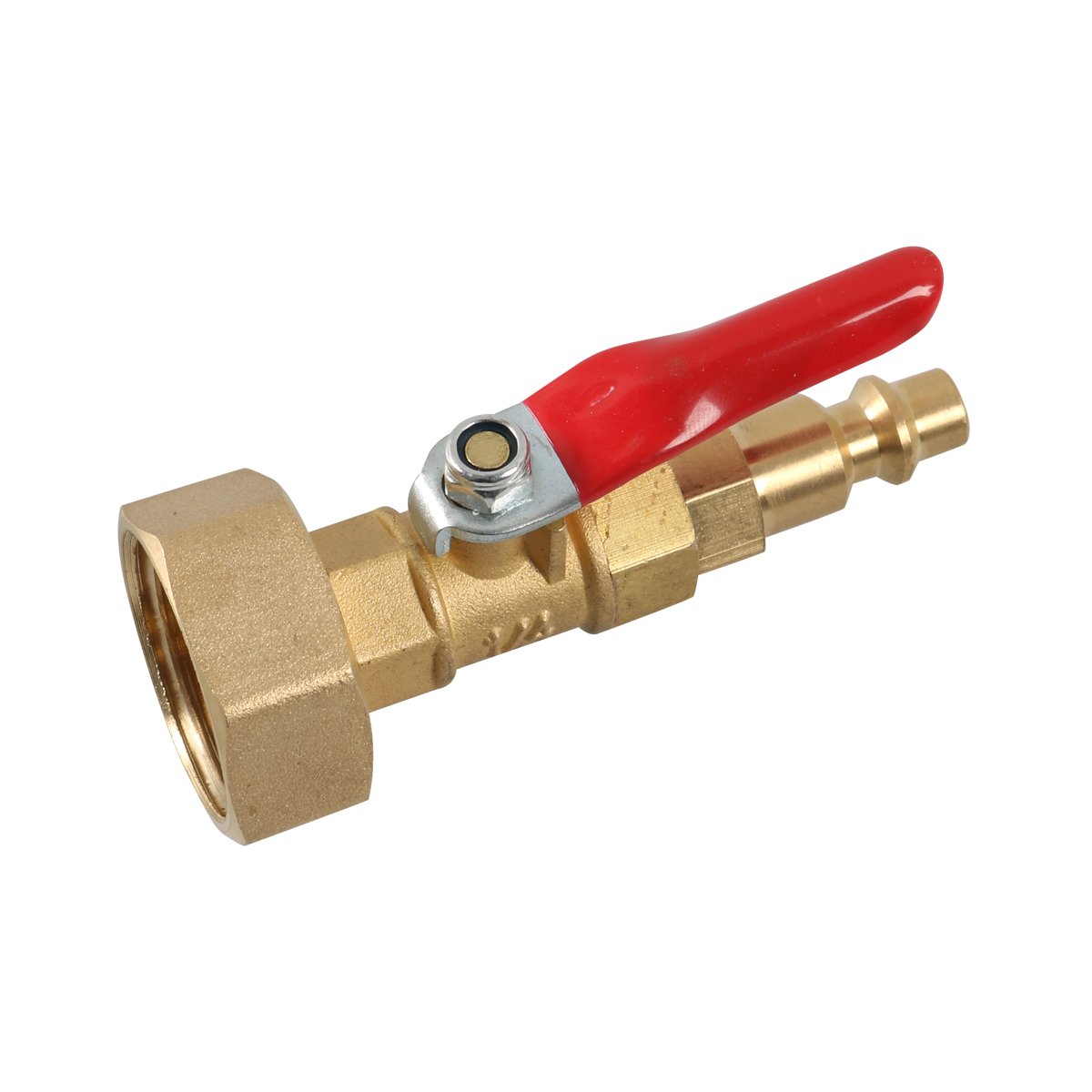 High QU2 PCS Winterizing Quick Adapter with Ball Valve Brass Made Winterize Blowout Adapter