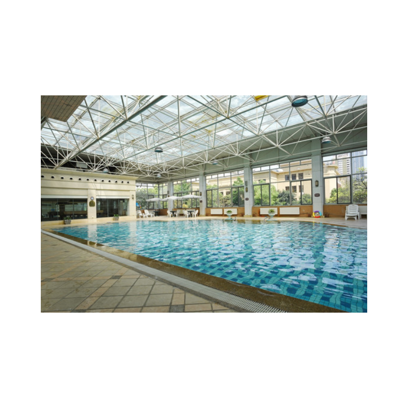 Prefabricated Steel Structure Swimming Pool Roof Space Frame Swimming Pool Cover
