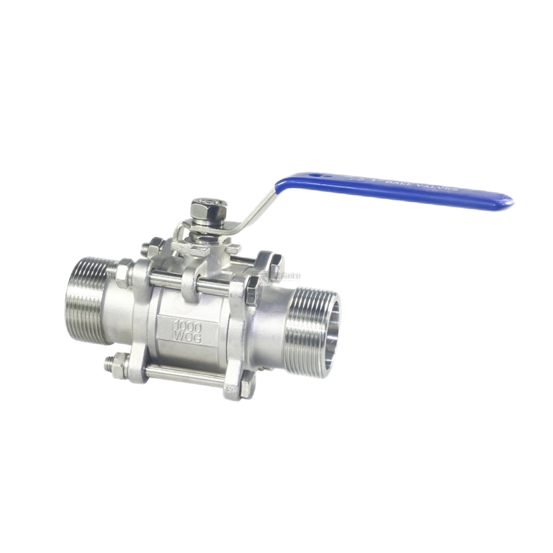 Stainless Steel 304 316 2way 3way NPT BSP 3/4inch Joint Port 3pc Ball Valve Union Water Valve