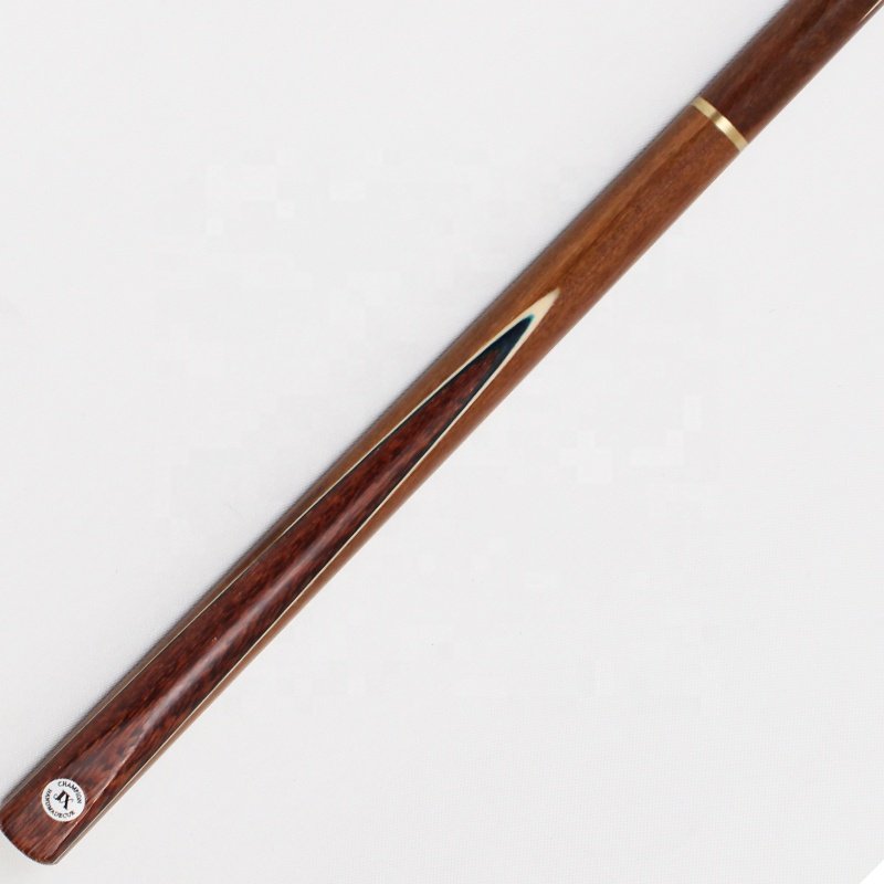TQG-JX-045 57 Inch White Wax Wood Tip 9.5mm Solid Wood New Best-selling Three-quarters Billiard Club Brass Tail Hole Snooker Cue