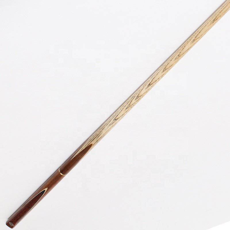 TQG-JX-045 57 Inch White Wax Wood Tip 9.5mm Solid Wood New Best-selling Three-quarters Billiard Club Brass Tail Hole Snooker Cue