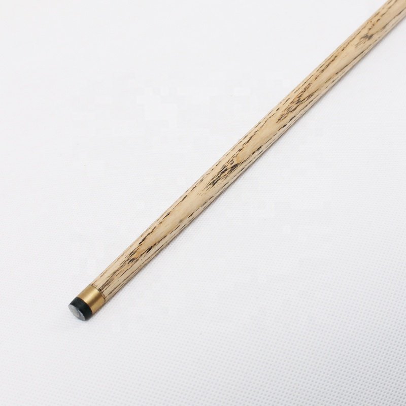 TQG-JX-045 57 Inch White Wax Wood Tip 9.5mm Solid Wood New Best-selling Three-quarters Billiard Club Brass Tail Hole Snooker Cue