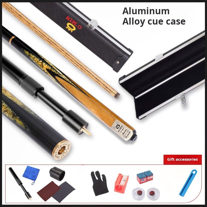 Omin Mysterious Invincible Hunter New Billiard Club 10mm Small Head Handmade Snooker Club Black 8 Black Eight Table Club