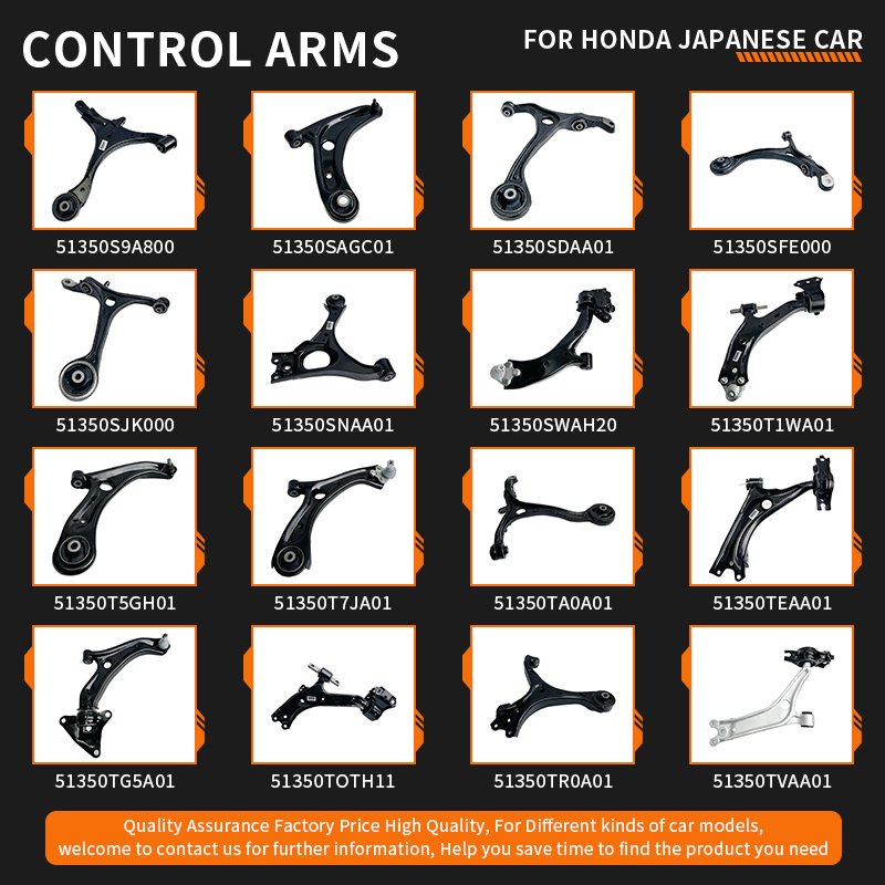 Front Right Lower Control Arm & Ball Joint Assy for 2007-2011 Honda RE2 CR-V 48069-0R060-BLS