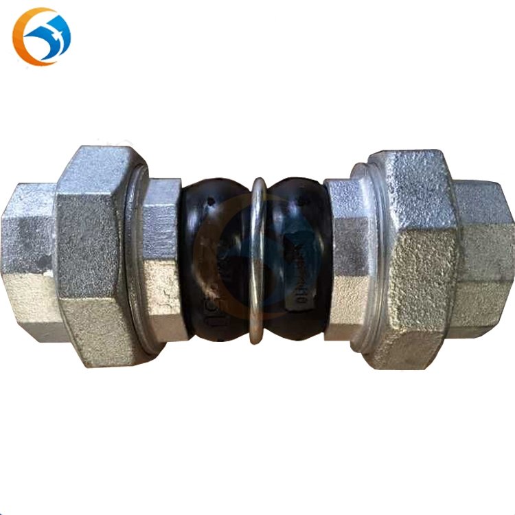 Soft Connection Galvanized Union Type Rubber Expansion Flexible Joints