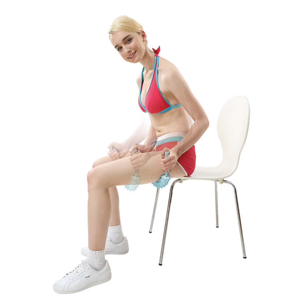 ALLWINWIN MSK02 Massage Stick - Bendable Gear Shape Muscle Leg