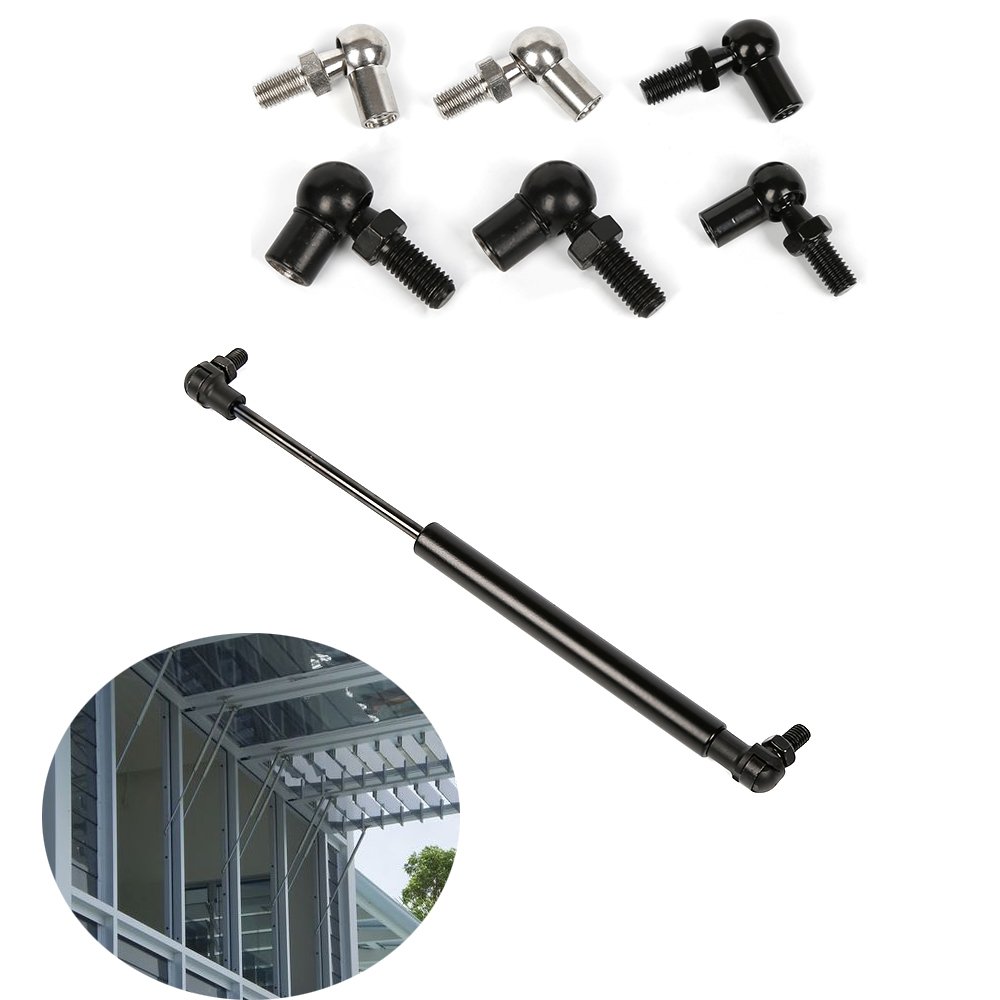 Silver Gray Cold Ball Joint Head Stainless Steel Micro Gas Piston Rod Gas Strut