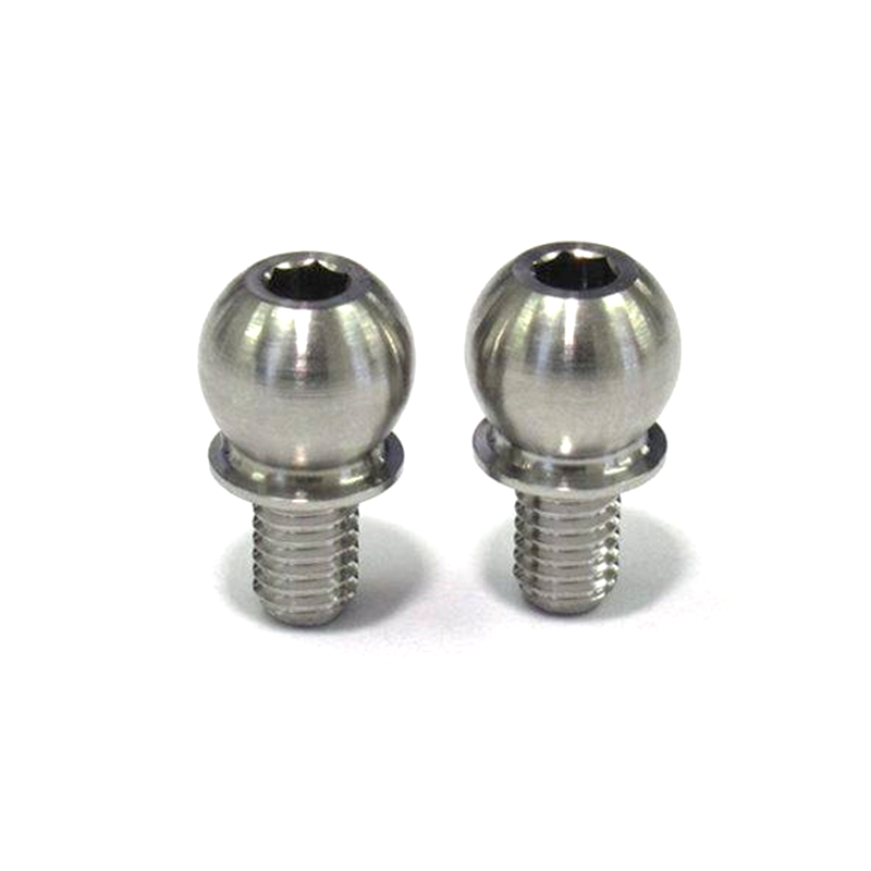 Custom Made Gr5 M3 M4 M5 M6 5.5mm Colorful Metal Titanium Alloy Rc Car Racing Ball Joints Point Pin Stud Fasteners Screw Kit