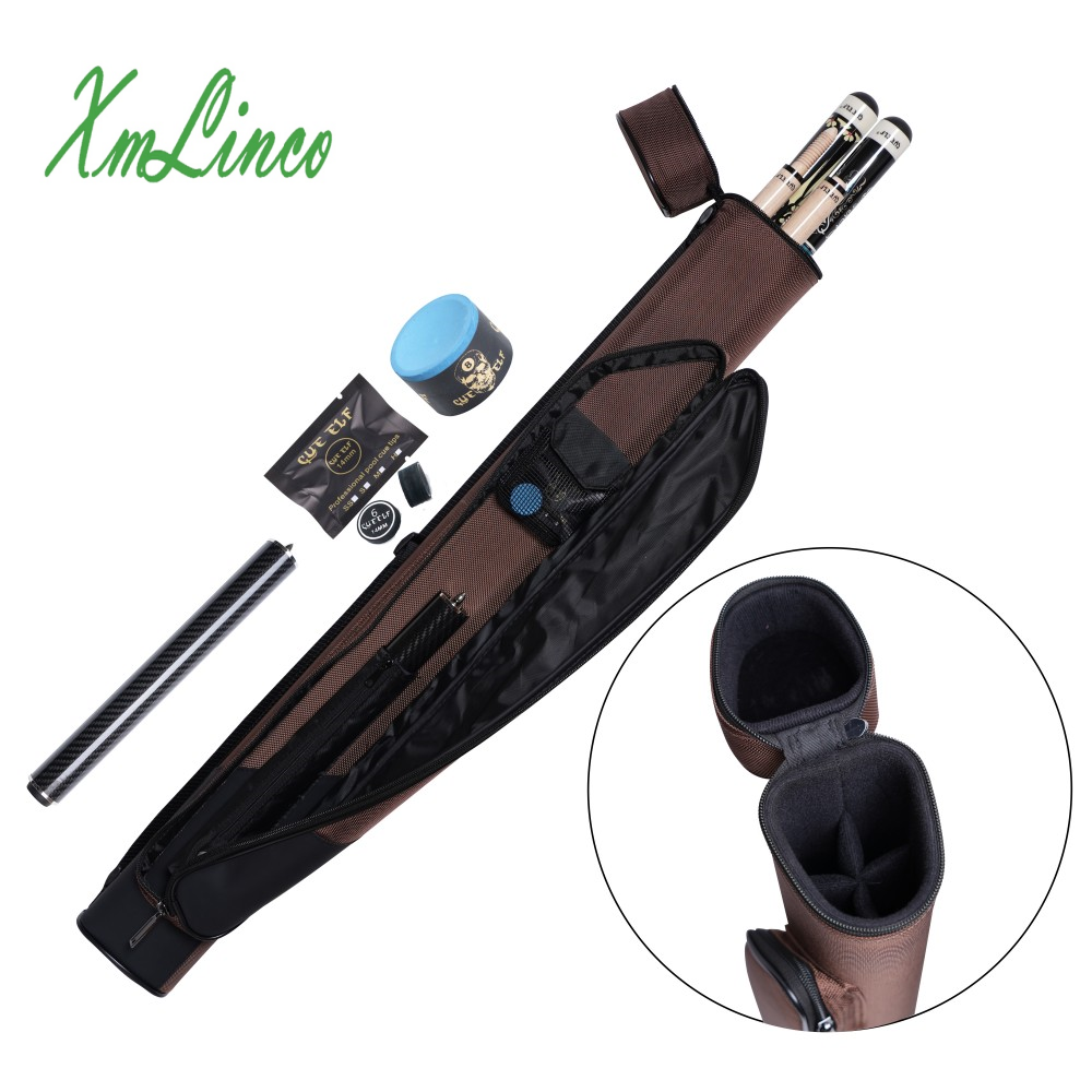 Xmlinco Expert 2x2 Deluxe Billiard Pool Cue Stick Carrying Case Billiard Cue Case Billiards Accessories