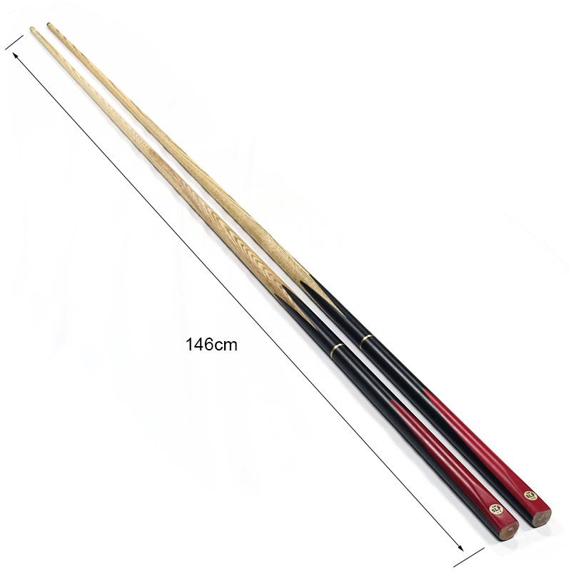 Factory Direct Price 3/4-PC Ash Wood Billiard Snooker Cue Sticks with 9-10mm Tip for Sale