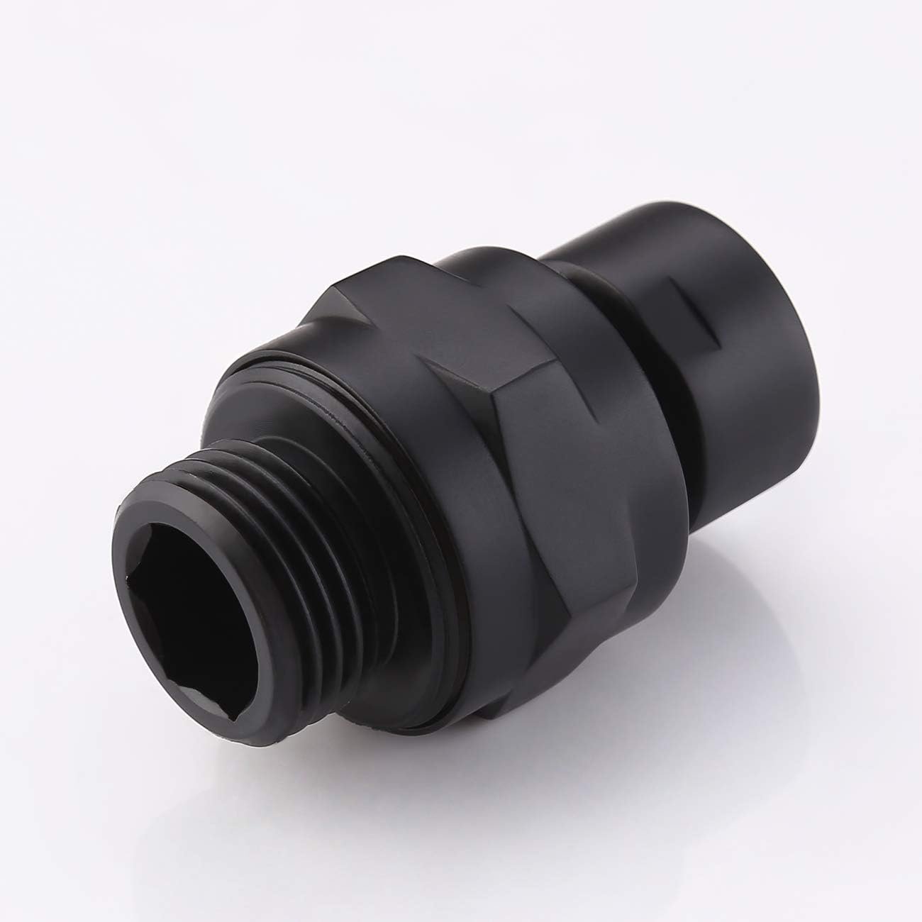 Factory Black Brass Shower Head Swivel Ball Connector Ball Joint Adapter Adjustable Shower Arm Extension Universal Component
