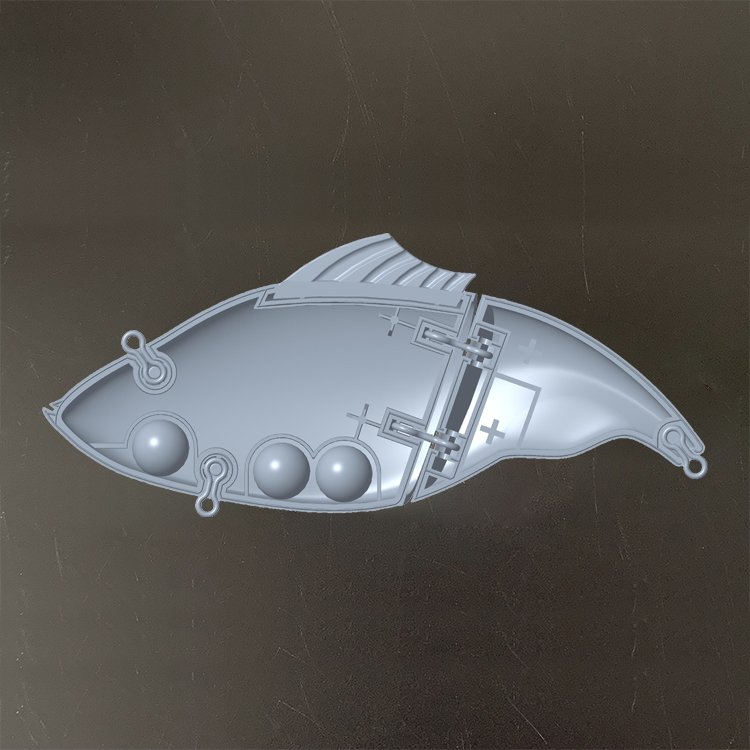 Tiny 7.5cm 13g 2 Joints Vatalion Swimbait Unpainted Swimbait Megass With 3 Bearing Ball Inside
