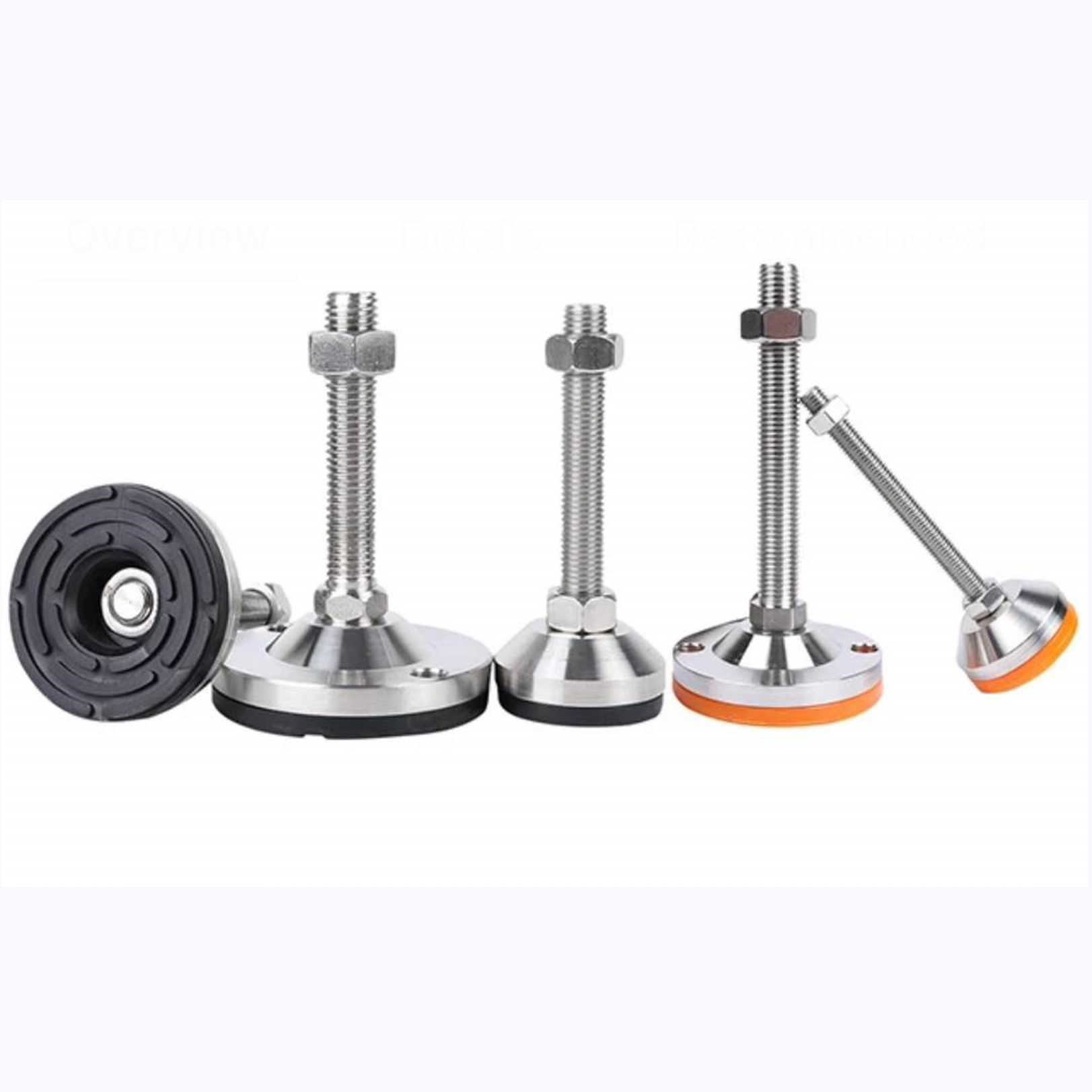 Customized M8 M10 M12 M14 M16 M20 M24 Heavy Duty Capacity Industrial Leveling Foot Adjustable Feet