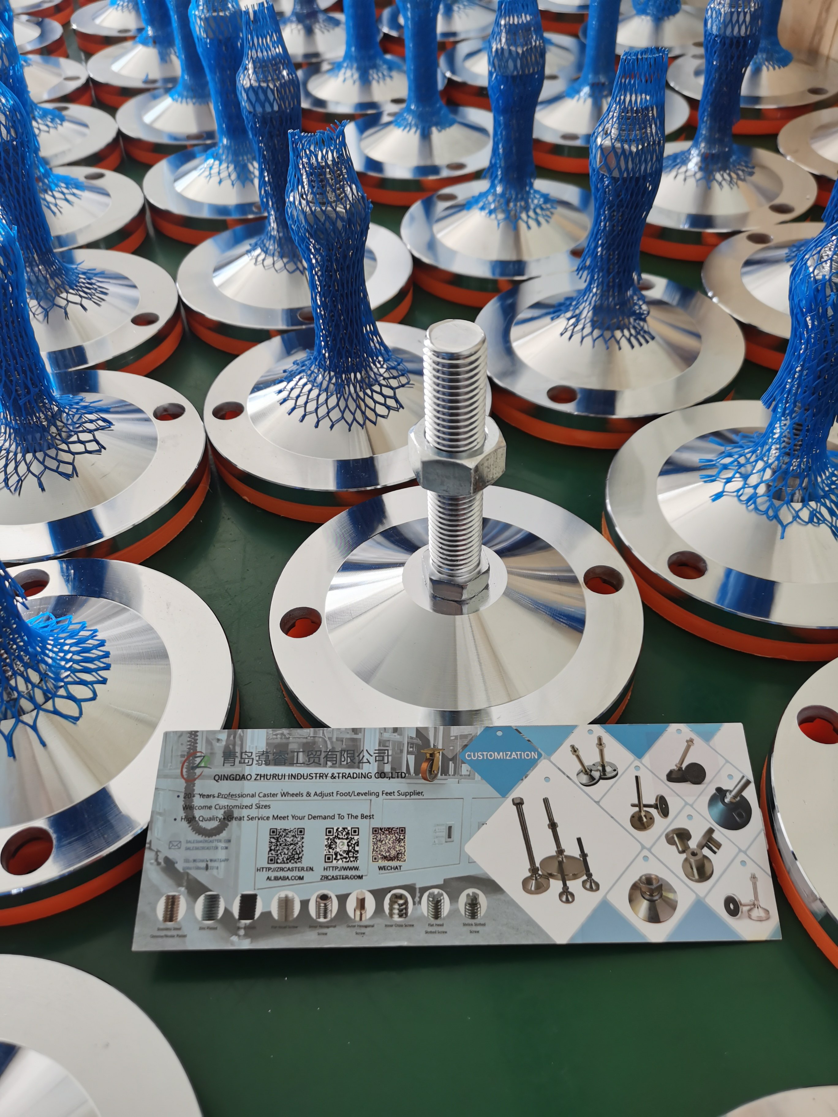 Customized M8 M10 M12 M14 M16 M20 M24 Heavy Duty Capacity Industrial Leveling Foot Adjustable Feet