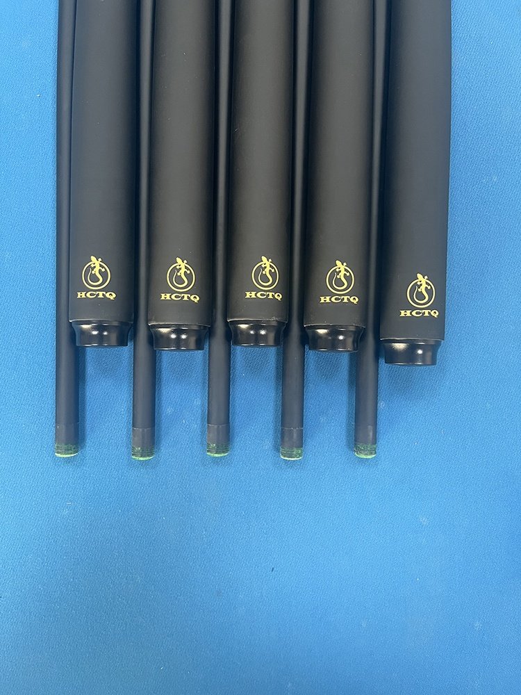 Billiards Manufacturers 57" HCTQ Carom Cue Pool Cue Sticks Decals Stainless Steel Joint Carbon Fiber Pool Cue Stick on Sale