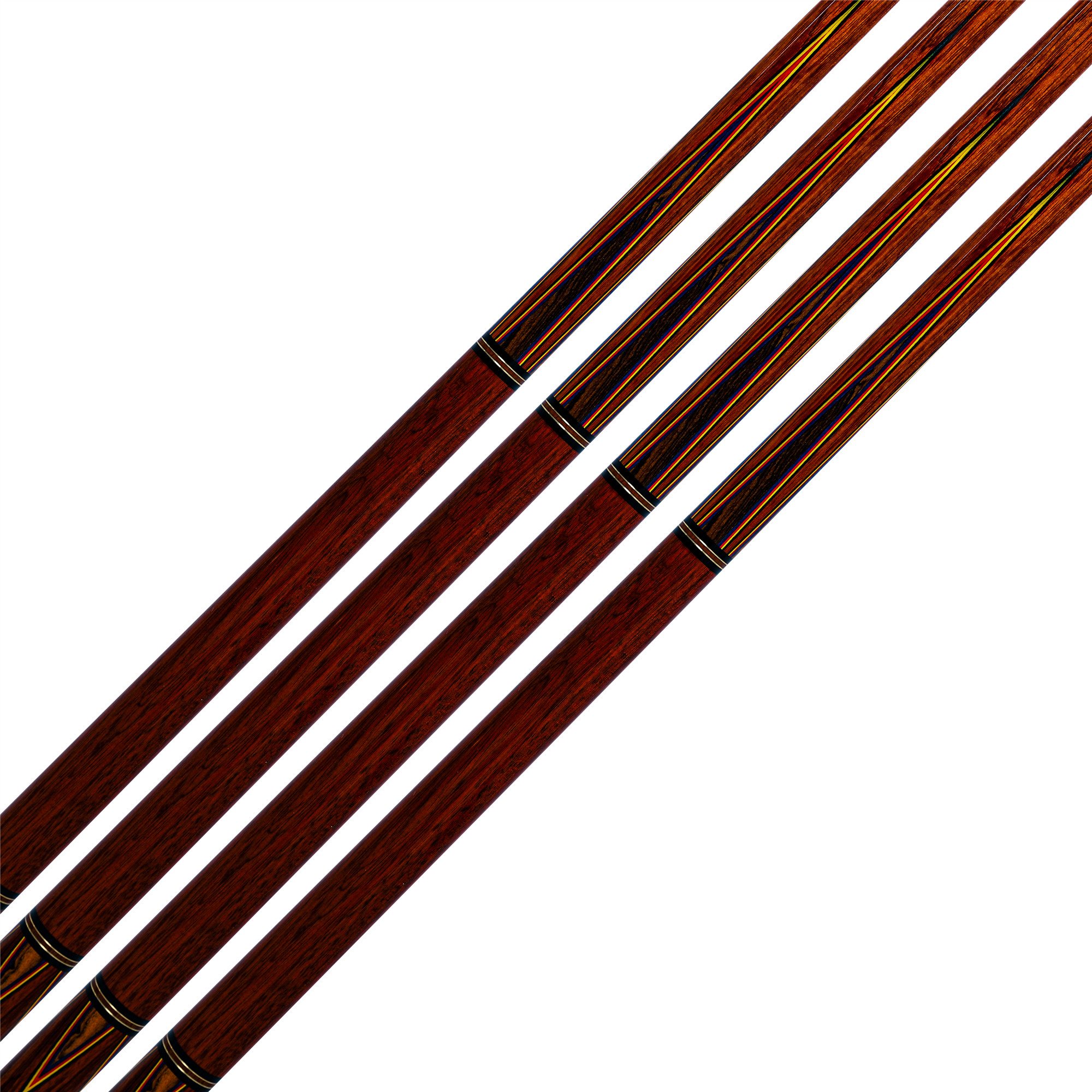 High Quality Low Deflection Carom Sticker Cue Billiard Cue Stick Cocobolo Maple Wood Korea 3 Cushion Billiard Sport Cue Stick