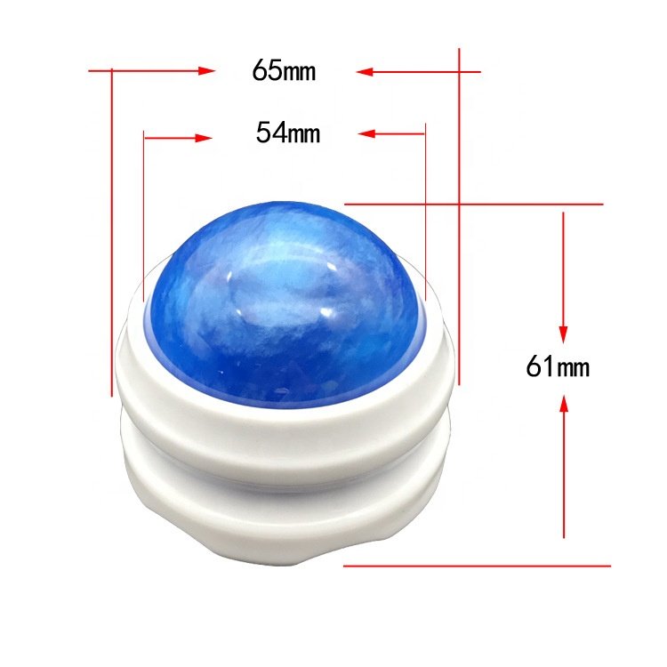 Deep Tissue Massage Ball Roller for Pain Relief Relieve Muscle Back Joint Pain Blue Color Neck Massage Deep Tissue Massage