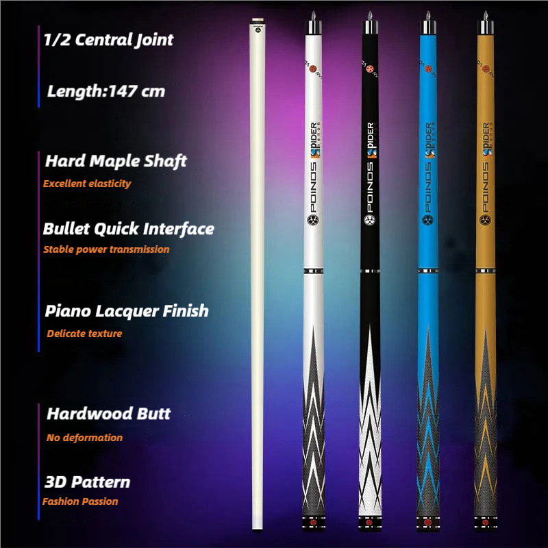 Hot Sell Center Joint Quick Release Preoaidr High Quality 9 Ball Pool Cue With Protective Cover