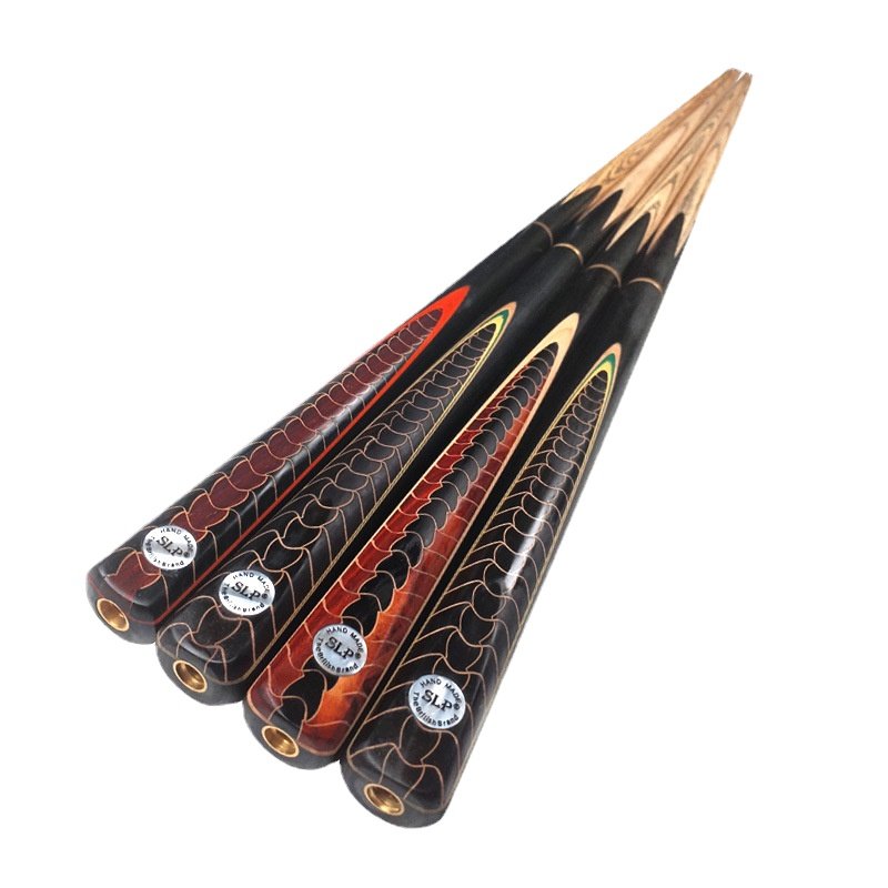 SLP 10mm 3/4 Split Cue Dragon Scale Design Billiard Cue Black8 Tacos De Billar Snooker Cue
