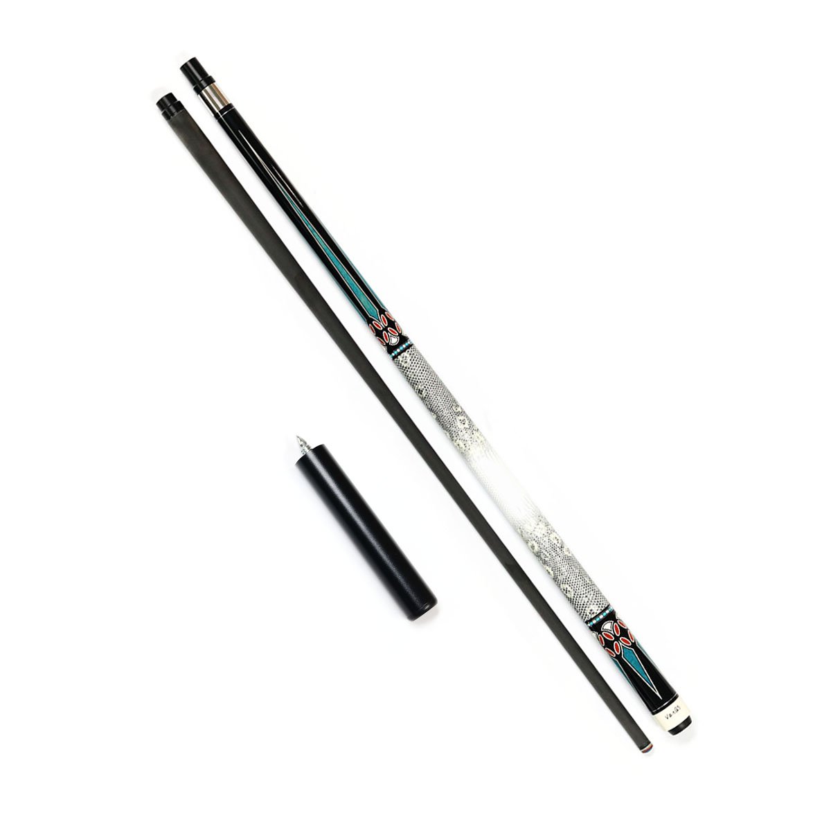 Superior Quality 1/2 Pc High-tech Handmade Carbon Fiber Shaft With Uni-lock Joint Billiard Pool Cue