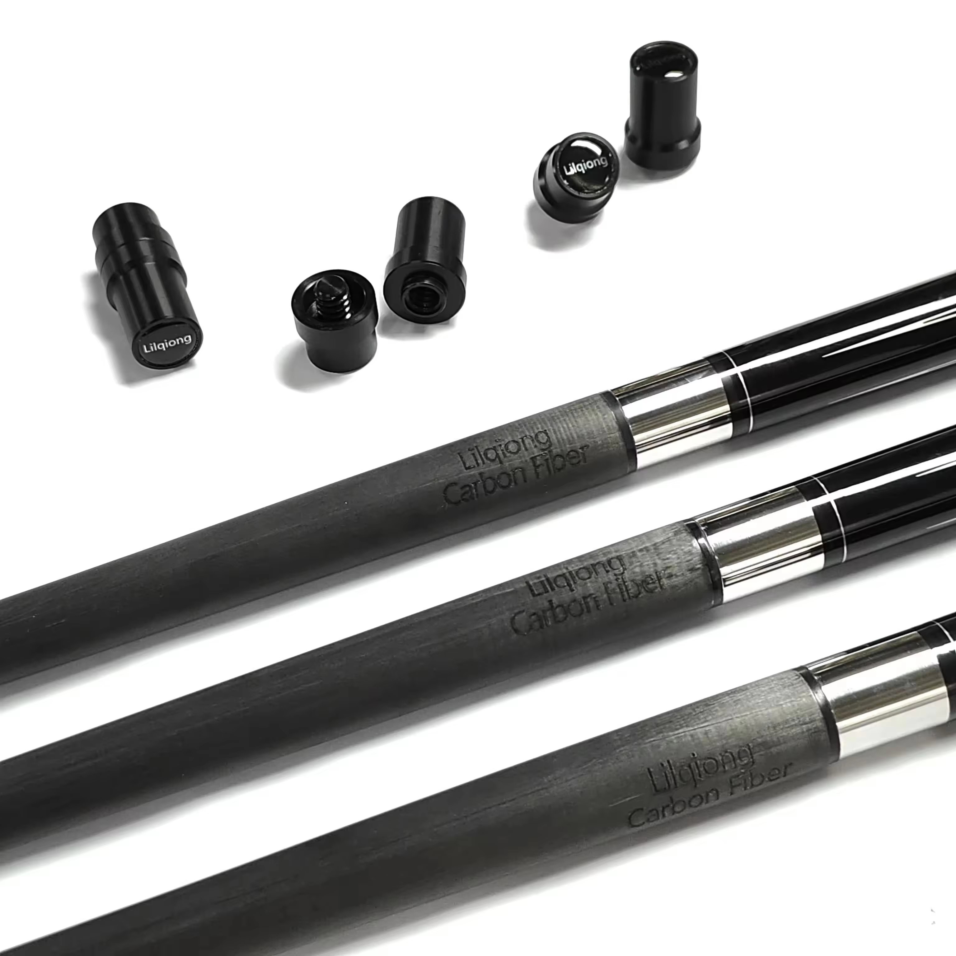 Superior Quality 1/2 Pc High-tech Handmade Carbon Fiber Shaft With Uni-lock Joint Billiard Pool Cue