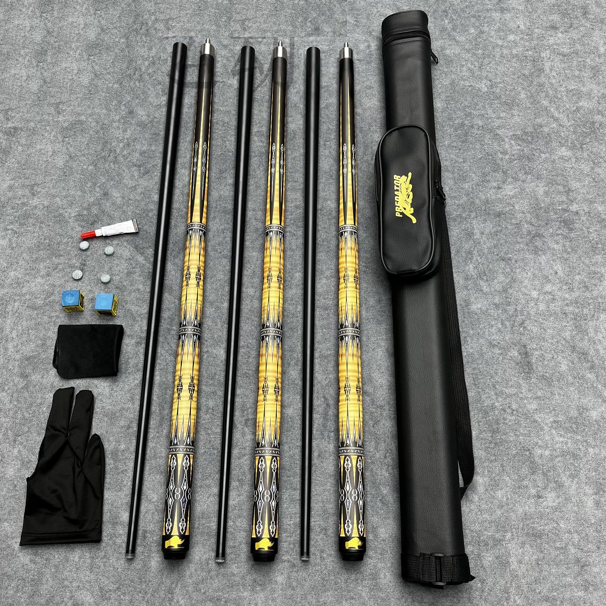 Wholesale High-Quality 1/2 Split 9.8Mm Snooker Carbon Fiber Cue Stick