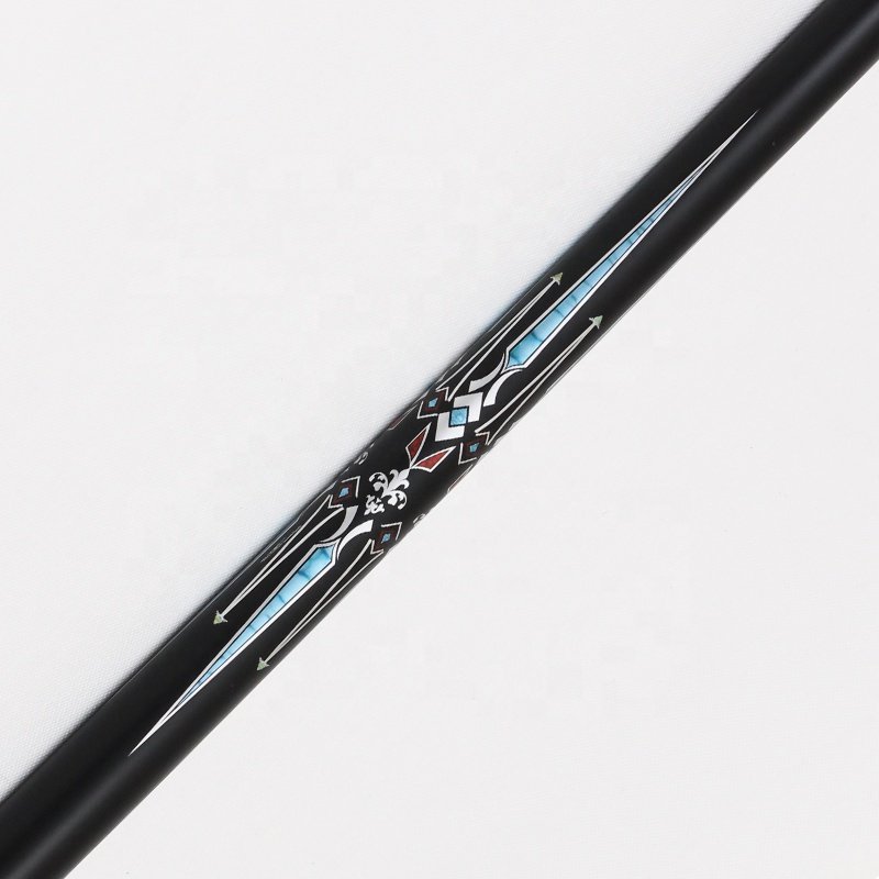 TQG-JX-042 Customizable 10mm Fiberglass Billiards Rod with Single Rod Tip Black Technology 57-inch Snooker Cue