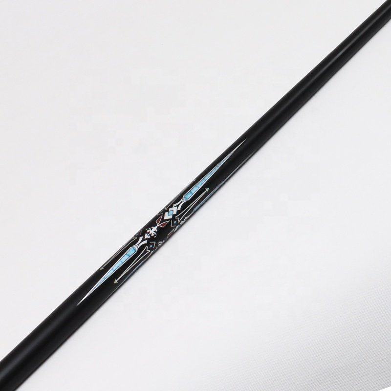 TQG-JX-042 Customizable 10mm Fiberglass Billiards Rod with Single Rod Tip Black Technology 57-inch Snooker Cue