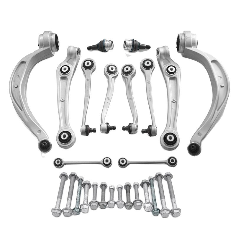 Suspension Control Arms Wishbone Set audi A4 B8 A5 8TA 8T3 Q5 8R Front Rear 14pcs With 12mm Ball Joint