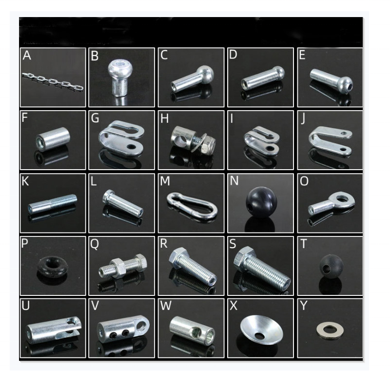 GYM Equipment Assembly Steel Wire Rope Fitness Cable Accessories Connector Parts