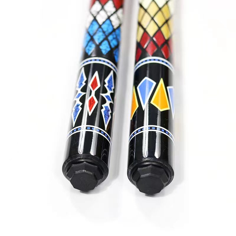 New Arrival 57inches Maple 1/2 Center Jointed Billiard Pool Cue With 13mm Tip Size