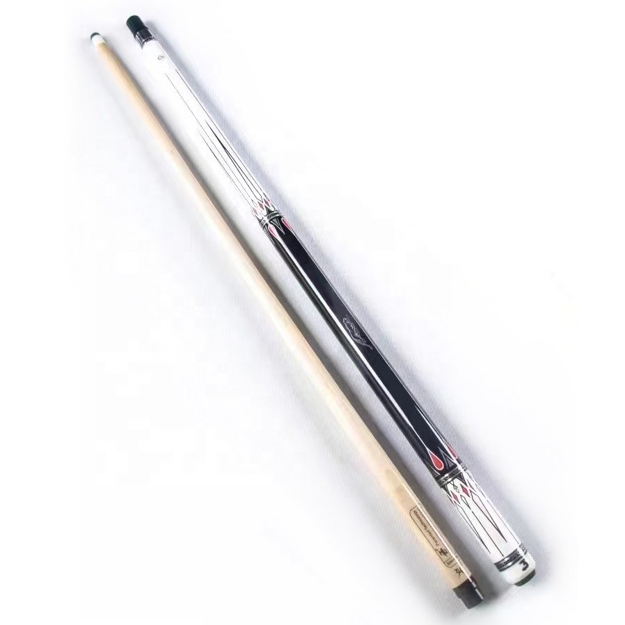 High-End 58-Inch 1/2-PC Maple Wood Premium Quality Billiard Cue Uni-Loc Joint Sticks Cue Joint Protector Sale for Pool Sports