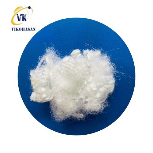 Largest Supplier Vikohasan Fiber Factory for Solid Dry White Recycled Fiber for Geotextile Fabric Matress Carpet