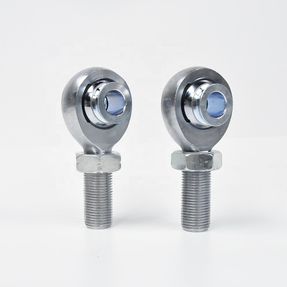 SYZ 1/2 Inch Male Rod End Bearing Set 2 Packs of 1/2 LH RH Thread Heim Joint Rod Ends with Jam Nut