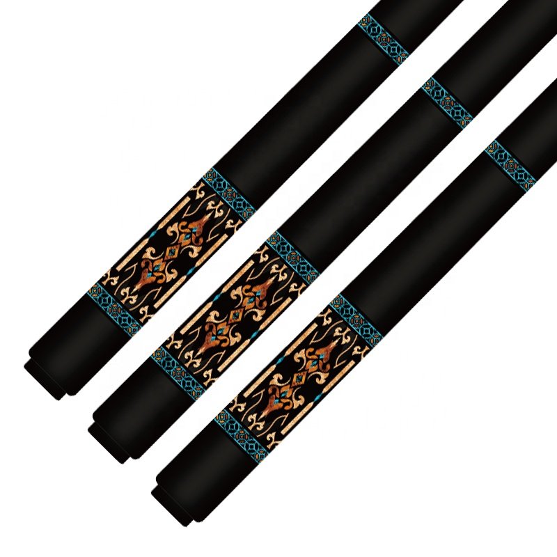 TQG-LC-087 1/2 Split 12..5mm Maple Butt Multiple Snooker Joint Marking Billiards Snooker Players Carbon Fiber Pool Cue Stick