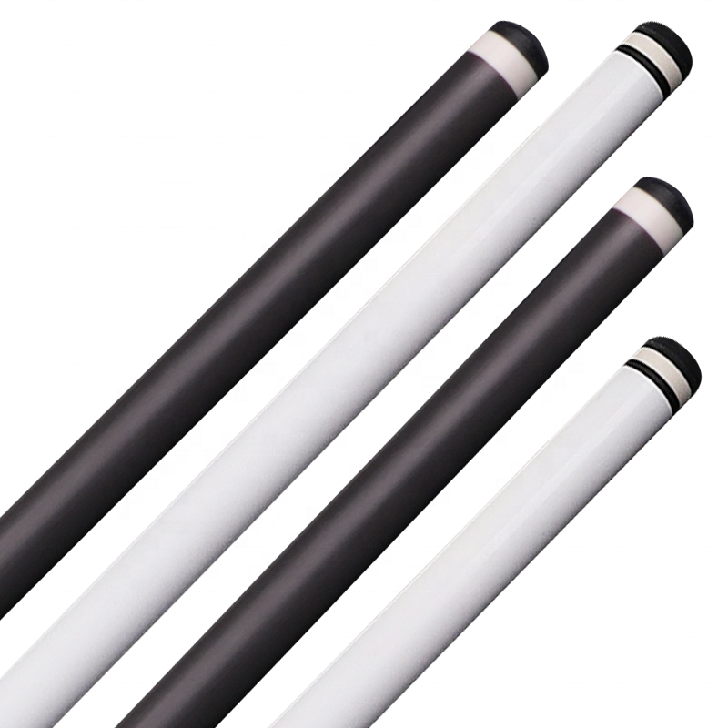 ZQJ-MJ-001-2 Customizable High Quality Carbon Fiber Pool Cue Stick 12.4mm Single Shaft Snooker Forearm Cue Uni-Loc 3/8*8