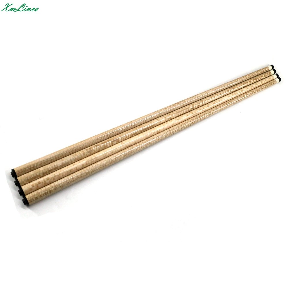 Xmlinco Customized 12pcs Tech Ebony Spliced Shaft 3/8-10 Joint Pins for Inlay Carom Cue 3 Cushion Cue With Carbon Core Inside