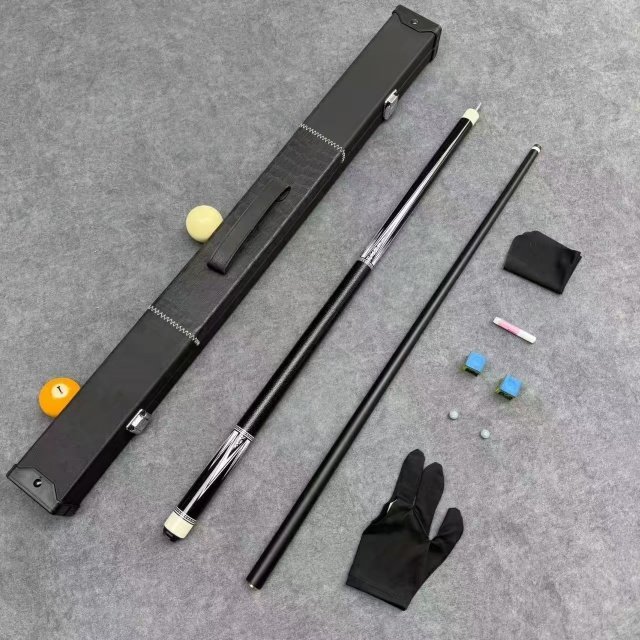 Revolutionary Carbon Fiber Cues: Zero Vibration + Ergonomic Grip for 9-Ball Glory