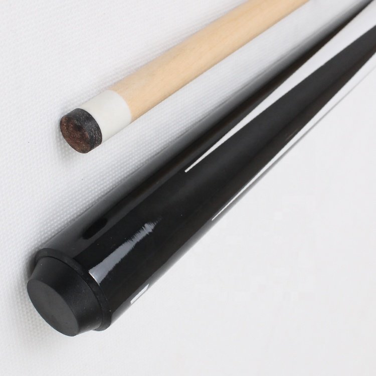 TQG-YH-075 Stick 13mm Tip Carbon Fiber Butt Sleeve for Snooker Billiards Hot Selling 1/2 Jointed Maple Wood 57-Inch Pool Cue