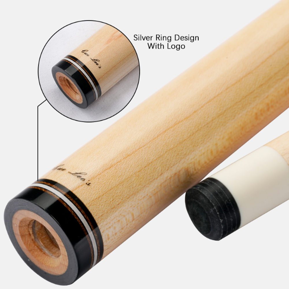 OMIN Billiard Pool Cue Maple Single Technology Shaft 3/8*8 Radial Pin 12.5mm Tip Embedded Carbon Fiber Tube for Black 8