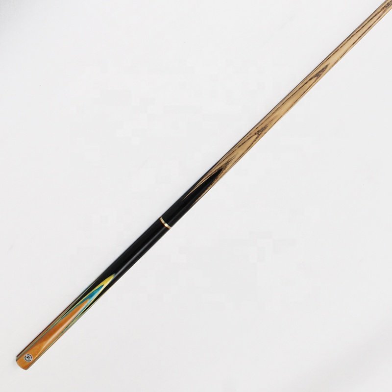 TQG-JX-064 Best-Selling Three-Quarters Snooker Cue Stick 57 Inches 8.5mm White Wax Wood Dyed Ebony Stainless Steel Carbon Maple